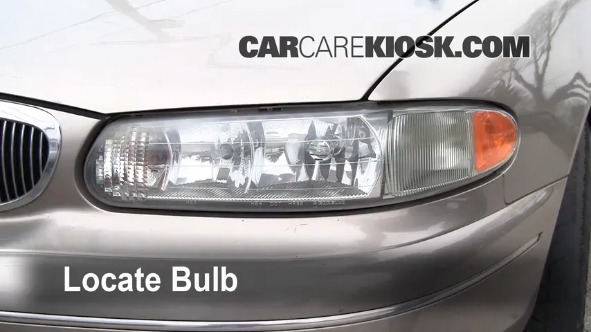 1999 Buick Century Custom 3.1L V6 Lights Highbeam (replace bulb)
